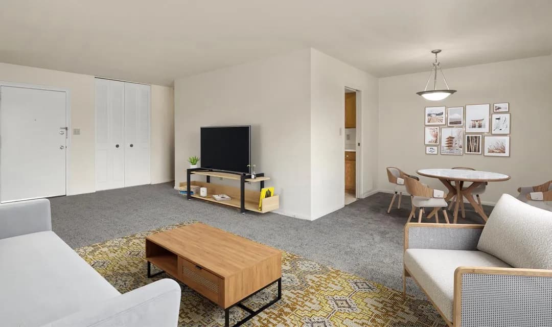 Primary Bedroom at Park Layne Apartments